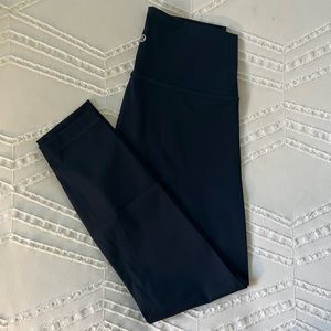 Lululemon Wunder Train High Rise - True Navy - Size 8 - 25”